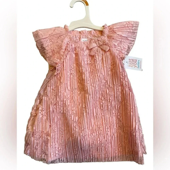 CARTERS‎ Just One You Pink Lace Dress - Picture 1 of 4